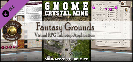 Fantasy Grounds - Compass Point 01: Gnome Crystal Mine (3.5E) Header Image