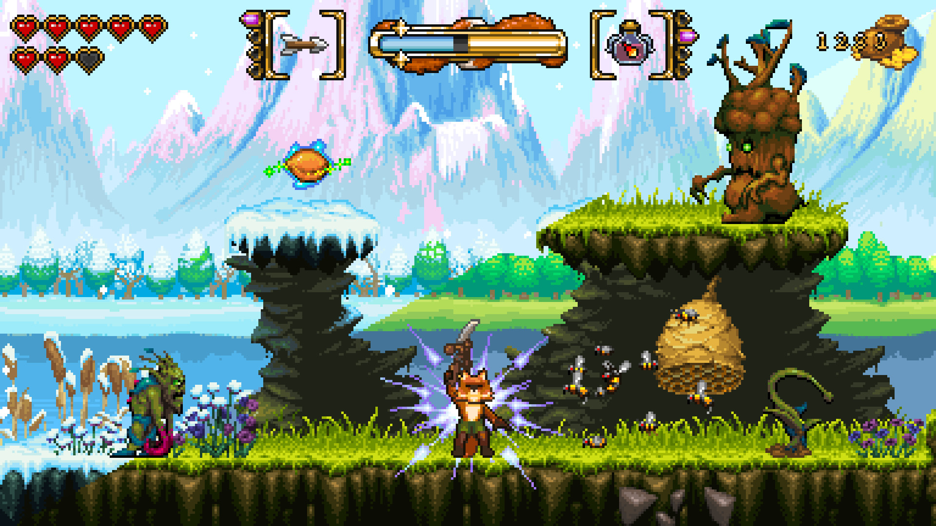 screenshot of FOX n FORESTS 1