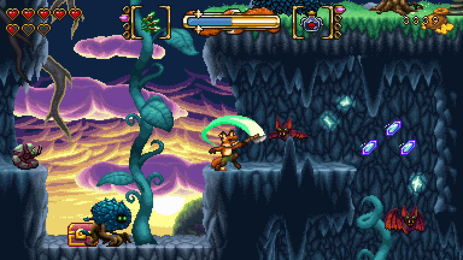 screenshot of FOX n FORESTS 4