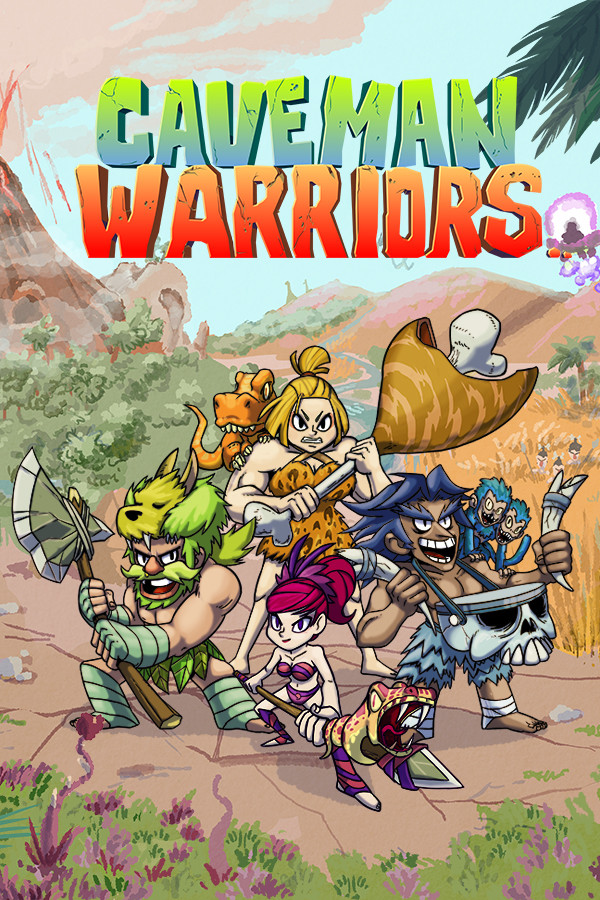 Capa de Caveman Warriors