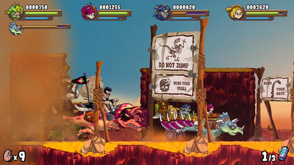 Скриншот 1 из игры Caveman Warriors