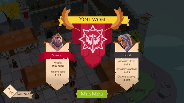 King and Assassins: The Board Game screenshot