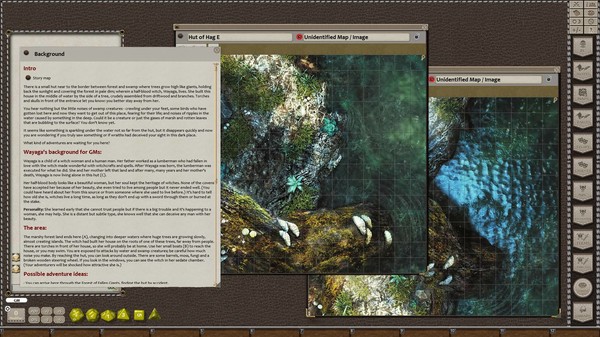 Fantasy Grounds - Black Scroll Games - Hut of Half-Blood Hag (Map Pack)