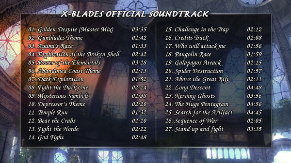 X-Blades - Soundtrack