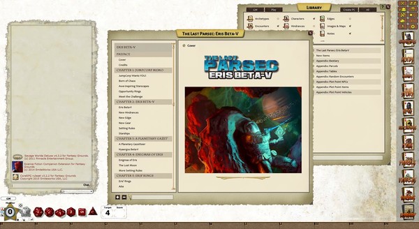 Fantasy Grounds - The Last Parsec: Eris Beta-V (Savage Worlds)