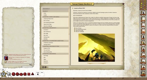 Fantasy Grounds - The Last Parsec: Eris Beta-V (Savage Worlds)