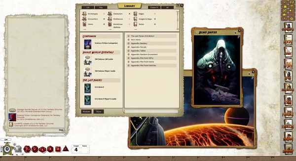 Fantasy Grounds - The Last Parsec: Eris Beta-V (Savage Worlds)