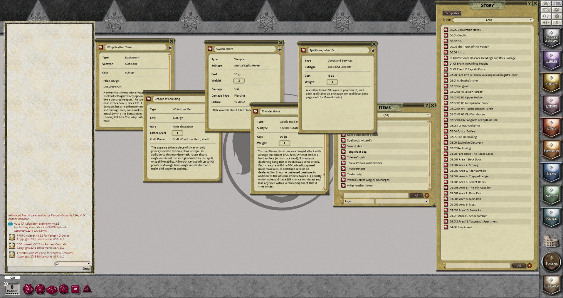 Fantasy Grounds - Return to Freeport Part 3: Storming the Razor Caves (PFRPG) Featured Screenshot #1