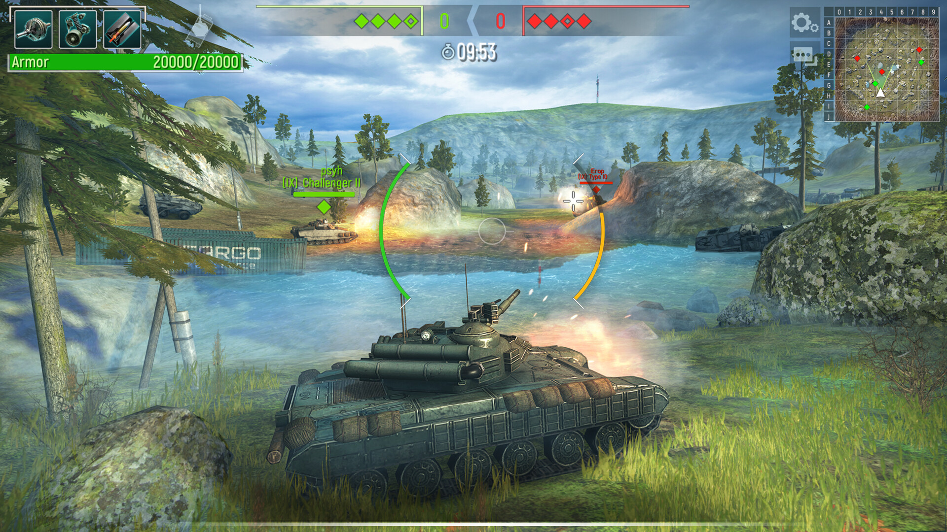 Screenshot of Tank Force: Online Shooter Game