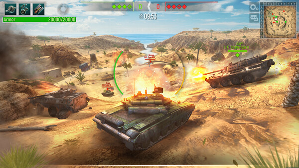 Tank Force: Online Shooter Game screenshot 1
