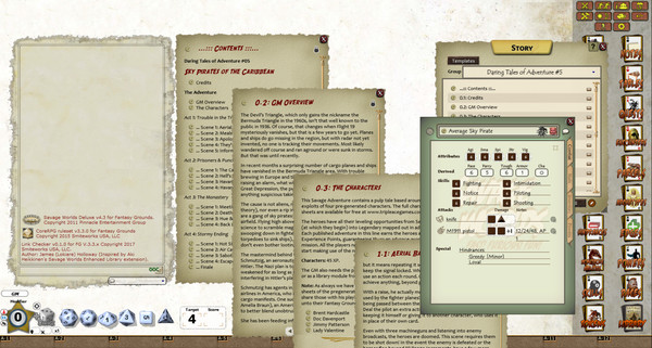Fantasy Grounds - Daring Tales of Adventure 05: Sky Pirates of the Caribbean (Savage Worlds)