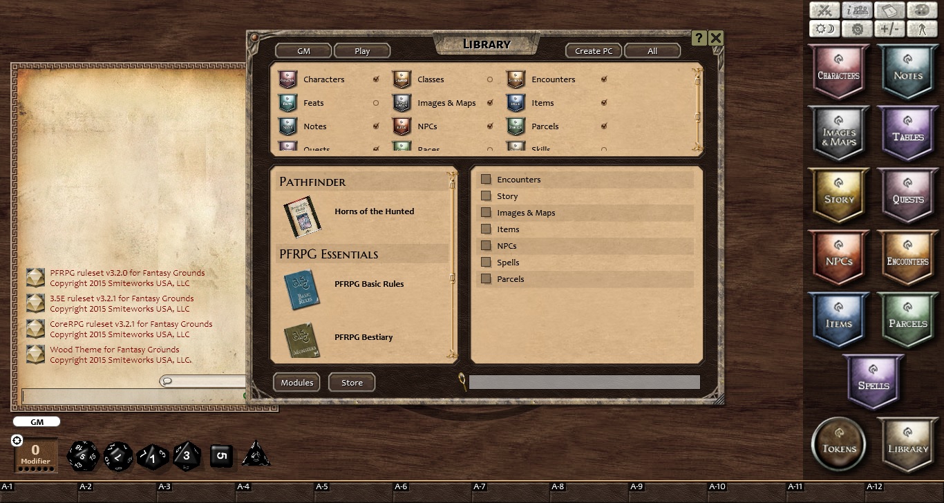 Fantasy Grounds - Horns of the Hunted (PFRPG) Featured Screenshot #1