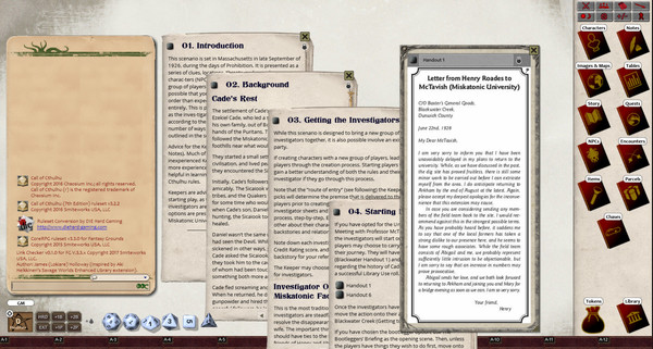 Fantasy Grounds - Blackwater Creek (CoC7E)