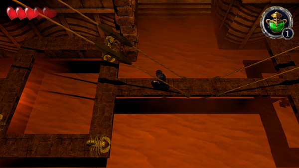 Screenshot z Zarya and the Cursed Skull