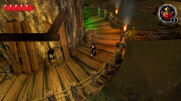 Screenshot z Zarya and the Cursed Skull