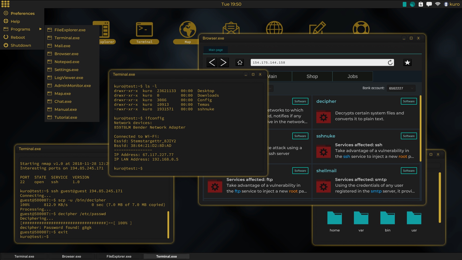 screenshot of Grey Hack 4