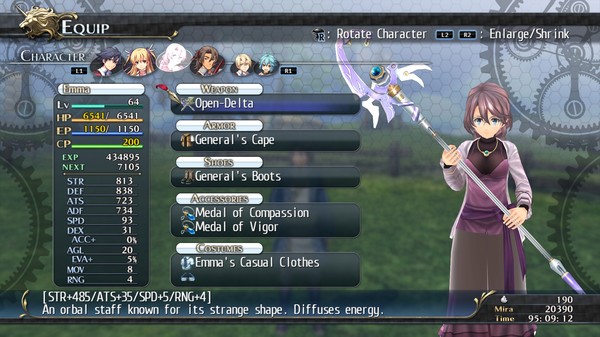 The Legend of Heroes: Trails of Cold Steel - Emma's Casuals
