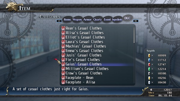The Legend of Heroes: Trails of Cold Steel - Gaius' Casuals