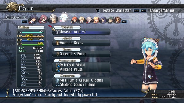 The Legend of Heroes: Trails of Cold Steel - Millium's Casuals