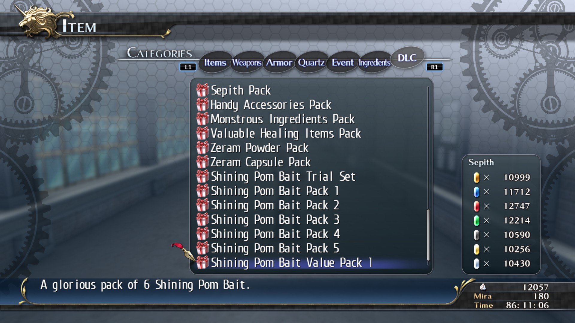 The Legend of Heroes: Trails of Cold Steel - Shining Pom Bait Value Pack 1 Featured Screenshot #1