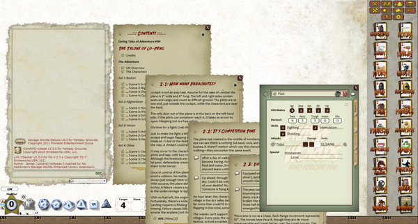 Fantasy Grounds - Daring Tales of Adventure 04: The Talons of LoPeng (Savage Worlds)