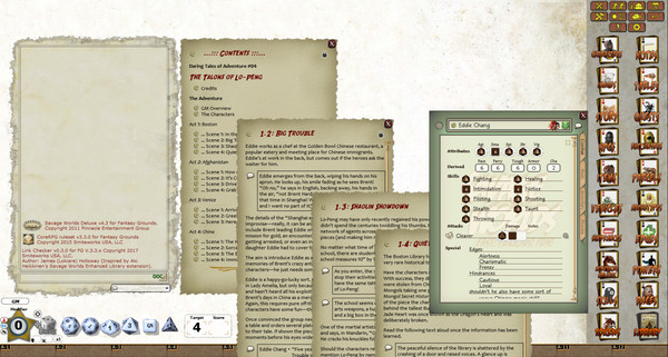 Fantasy Grounds - Daring Tales of Adventure 04: The Talons of LoPeng (Savage Worlds)