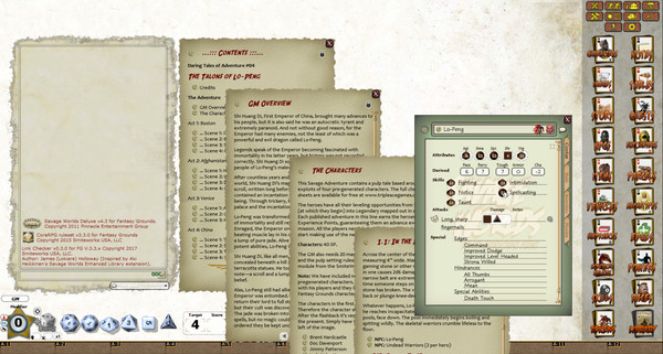 Fantasy Grounds - Daring Tales of Adventure 04: The Talons of LoPeng (Savage Worlds)