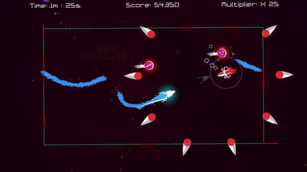 Screenshot z Cosmic Kites