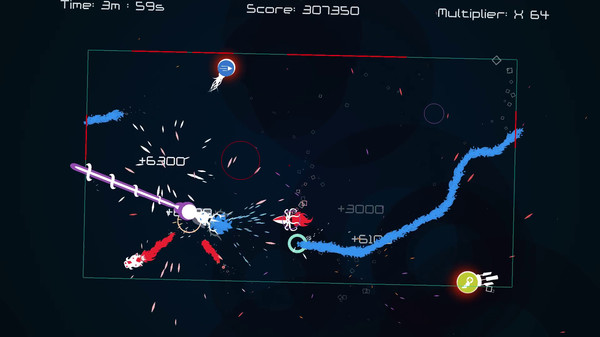 Screenshot z Cosmic Kites