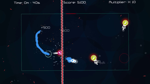 Screenshot z Cosmic Kites