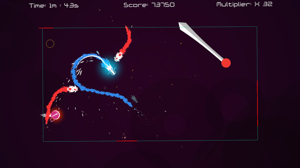 Screenshot z Cosmic Kites