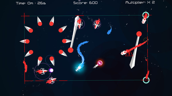 Screenshot z Cosmic Kites