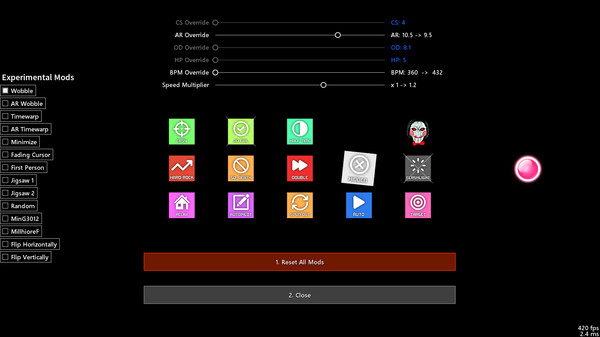McOsu Screenshot