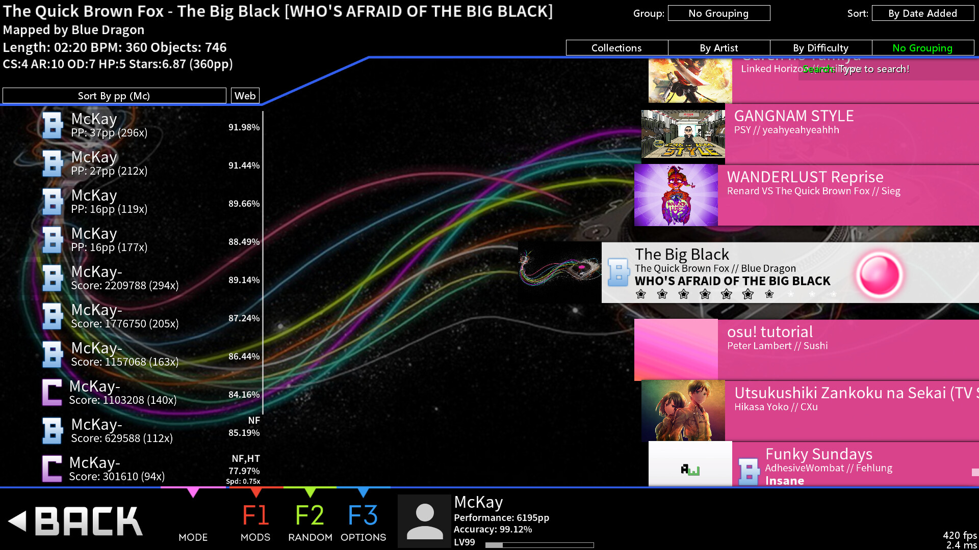 McOsu screenshot 5