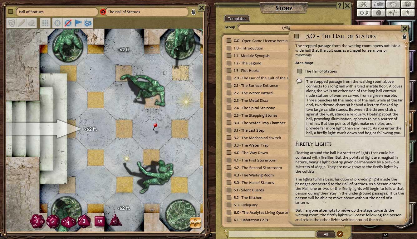 Fantasy Grounds - Compass Point 02 - Cult of the Iron Mask (3.5E) Featured Screenshot #1