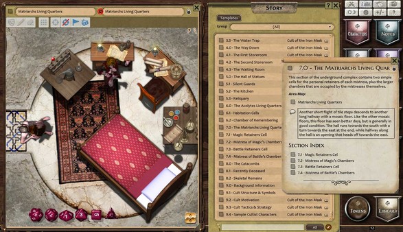Fantasy Grounds - Compass Point 02 - Cult of the Iron Mask (3.5E) screenshot 4