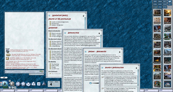 Fantasy Grounds - Hellfrost: Pirates of the Crystal Flow (Savage Worlds) screenshot 4