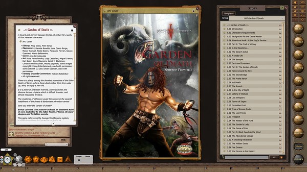 Fantasy Grounds - Beasts & Barbarians: Garden of Death (Savage Worlds)