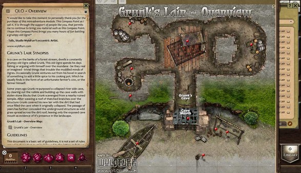 Fantasy Grounds - Compass Point 04 - Grunk's Lair (3.5E)