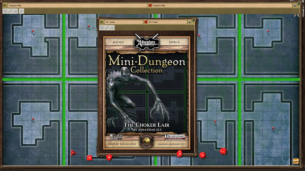 Fantasy Grounds - Mini-Dungeon #025: The Choker Lair (PFRPG)
