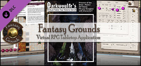Fantasy Grounds - Darkwoulfe's Volume 29 - Prisoner of the Drow 2 (Token Pack) Header Image