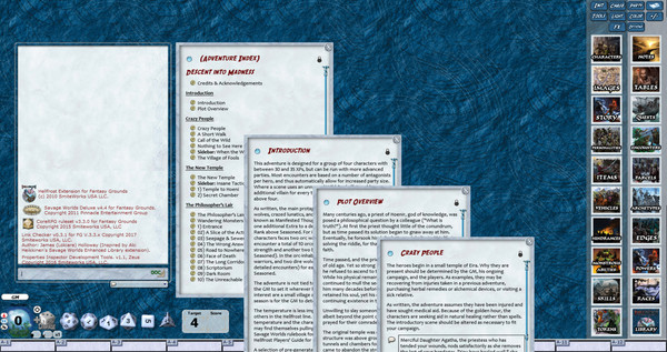 Fantasy Grounds - Hellfrost: Descent Into Madness (Savage Worlds) screenshot 2