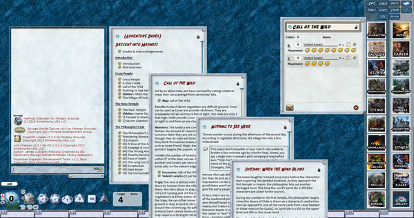 Fantasy Grounds - Hellfrost: Descent Into Madness (Savage Worlds) screenshot 4
