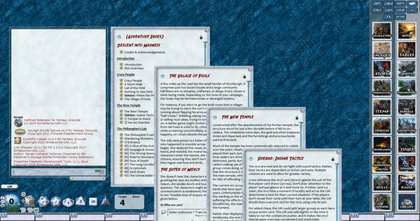 Fantasy Grounds - Hellfrost: Descent Into Madness (Savage Worlds) screenshot 3