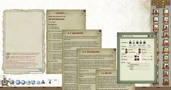 Fantasy Grounds - Daring Tales of Adventure 06: The Palladium Peril (Savage Worlds) screenshot 4