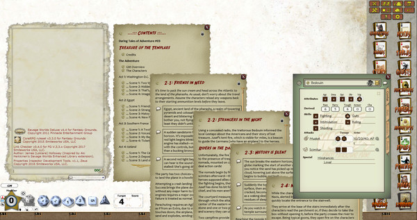 Fantasy Grounds - Daring Tales of Adventure 03: Treasure of the Templars (Savage Worlds)
