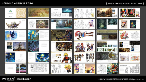 Heroine Anthem Zero - Art Book