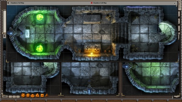 Fantasy Grounds - Black Scroll Games - The Keeper of Realms (Map Pack)