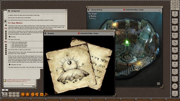 Fantasy Grounds - Black Scroll Games - The Keeper of Realms (Map Pack)