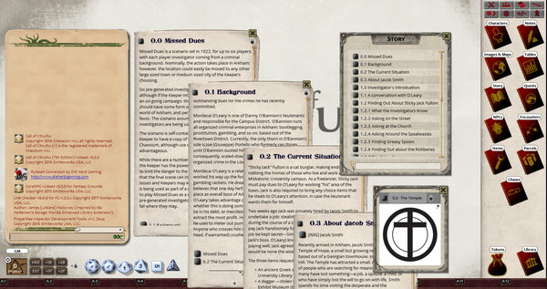 Fantasy Grounds - Missed Dues (CoC7E)